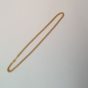 18" 18kGold Plated Franco Style Chain Necklace